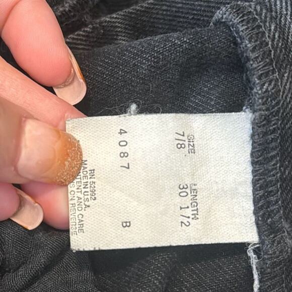 Jordache Womens Vintage 90's Mom High Waisted Straight Leg Denim Jeans Sz 7/8 - Picture 5 of 6